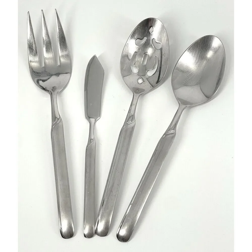 J A Henckels Zwilling Synergy Stainless Serving Set Spoons Fork Butter Spreader